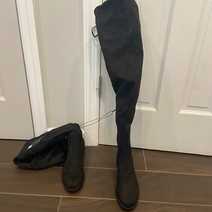 Forever 21 knee high black boots